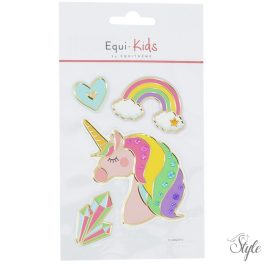 EQUI-KIDS unikornis és szivárvány matrica