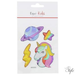 EQUI-KIDS unikornis és bolygó matrica