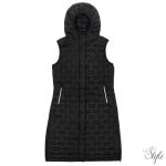 EQUITHÈME Hosszú steppelt mellény – Navina