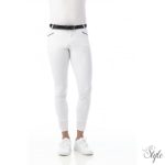 EQUITHÉME szilikon térdfoltos férfi lovaglónadrág Lars