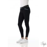 EQUITHÉME szilikon térdfoltos férfi lovaglónadrág Lars