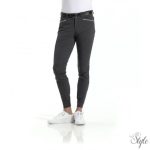 EQUITHÉME szilikon térdfoltos férfi lovaglónadrág Georg