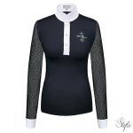 FAIR PLAY hosszú ujjú versenypóló Cecile Black