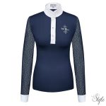 FAIR PLAY hosszú ujjú versenypóló Cecile Black