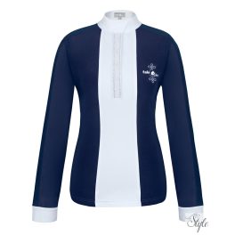 FAIR PLAY női hosszúujjú versenypóló Claire Pearl Navy
