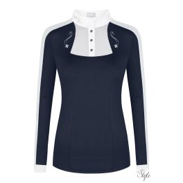 FAIR PLAY hosszú ujjú versenypóló Lorella Navy