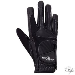 FAIR PLAY lovaglókesztyű Contour Black