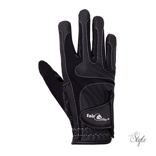 FAIR PLAY lovaglókesztyű Contour Black