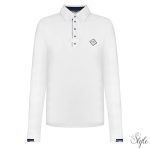 FAIR PLAY férfi hosszú ujjú versenypóló John LS WHITE