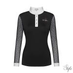 FAIR PLAY hosszú ujjú versenypóló Cecile Rosegold Black