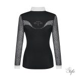 FAIR PLAY hosszú ujjú versenypóló Cecile Rosegold Black