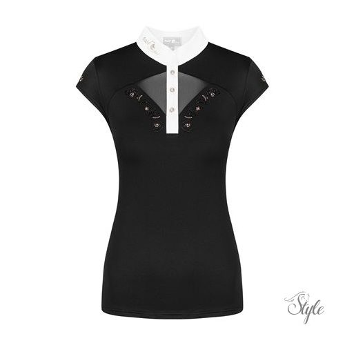 FAIR PLAY ujjatlan versenypóló Cathrine Rosegold SL Black