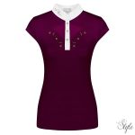 FAIR PLAY ujjatlan versenypóló Cathrine Burgundy