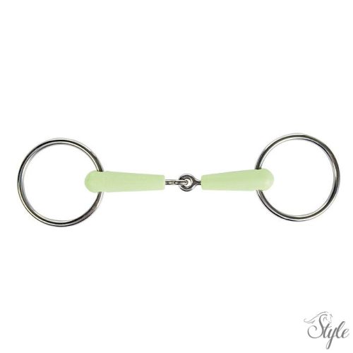 HKM egyszertört almás zabla - 16 mm