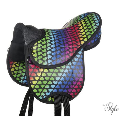 HKM Shetland póninyereg szett – Colourful