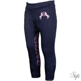 HKM gyerek lovaglónadrág Pink Pony