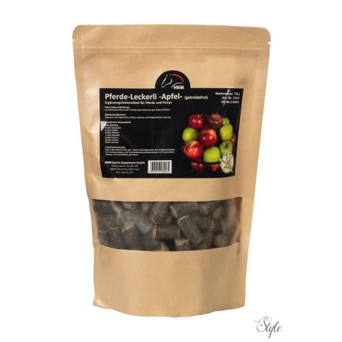 HKM Lócsemege – Alma ízesítésű, gabonamentes – 750 g
