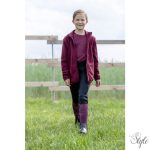 HKM gyermek cipzáras polár felső Anni Antique pink