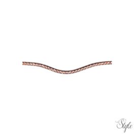 HKM Rosegold Glamour- Style homlokszíj
