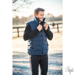 HKM férfi mellény Alster Deep blue