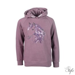 HKM gyermek kapucnis pulóver Alva Lilac