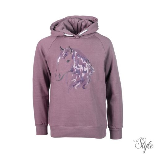 HKM gyermek kapucnis pulóver Alva Lilac