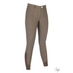 HKM Amalfi teli szilikonos női és gyermek lovaglónadrág Taupe