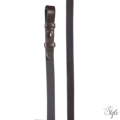 HKM Sophie gumival borított bőr szár