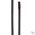 HKM Sophie gumival borított bőr szár