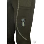 HKM Claire teli szilikonos gyermek lovaglóleggings