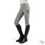 HKM Mia teli szilikonos gyermek lovaglóleggings