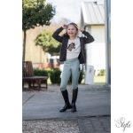 HKM Mia teli szilikonos gyermek lovaglóleggings