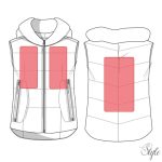 HKM Canada fűthető női mellény - akkumulátorral