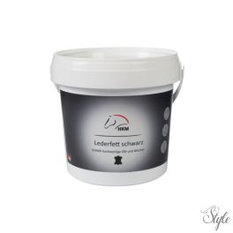 HKM fekete bőrzsír 500 ml