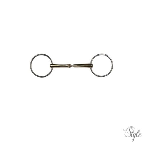 HKM egyszertört curve zabla - 16 mm