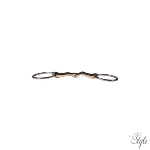 HKM Curve egyszertört zabla - 14 mm