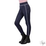HKM Maui teli szilikonos gyermek lovaglóleggings