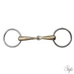 HKM nemesacél argentán egyszertört zabla