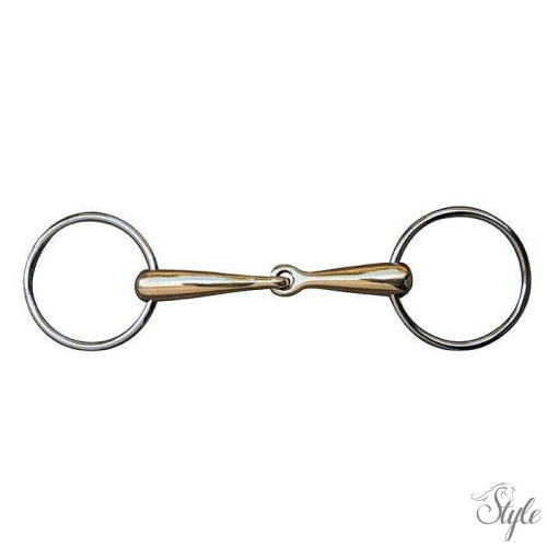 HKM nemesacél argentán egyszertört zabla