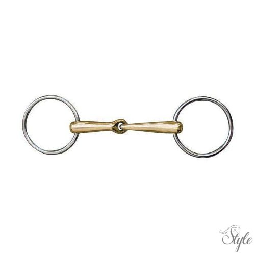 HKM anatómiai argentán csikózabla - 18 mm