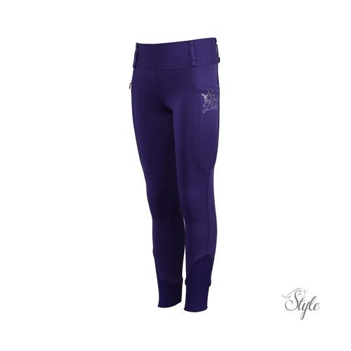 HARRYS HORSE Diva Violet Full Grip lovaglóleggings