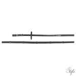 HARRYS HORSE Bronze kantár – fekete párnázással