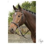 HARRYS HORSE Zabla nélküli kantár – fekete