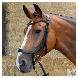 HARRYS HORSE Kantár – Anatomic Black Crystal