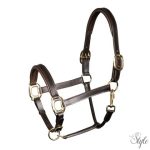 HARRYS HORSE Bőr kötőfék, párnázott