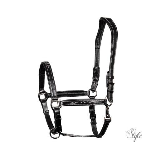 HARRYS HORSE bőr kötőfék, párnázott, Supreme