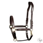 HARRYS HORSE bőr kötőfék, párnázott, Supreme