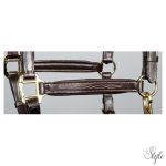 HARRYS HORSE bőr kötőfék, párnázott, Supreme