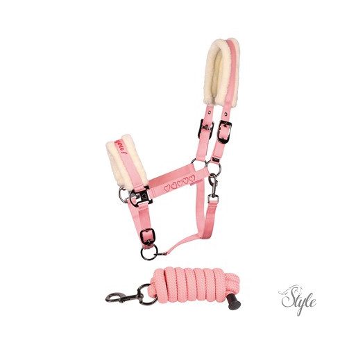 HARRYS HORSE Kötőfék és vezetőszár – LOVE