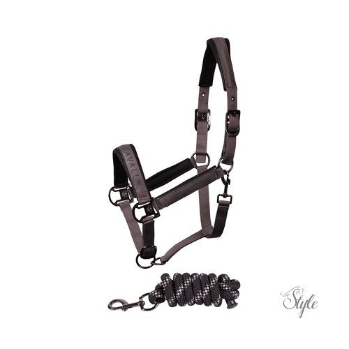 HARRYS HORSE Denici Cavalli Shadow Satin kötőfék és vezetőszár szett